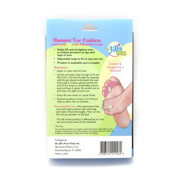 Gel HammerToe Cushions - Adjustable Crest Pad - Image 3