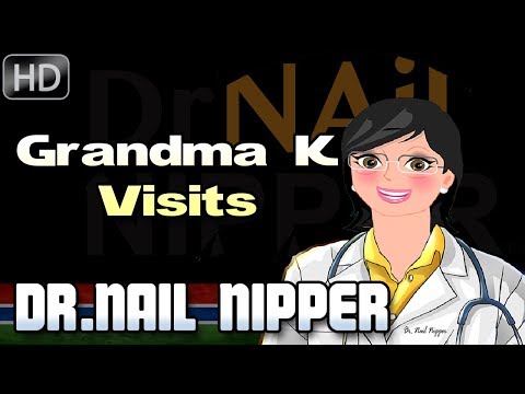 What causes thick toenails as you age? Grandma K - thick toenail trimming 1