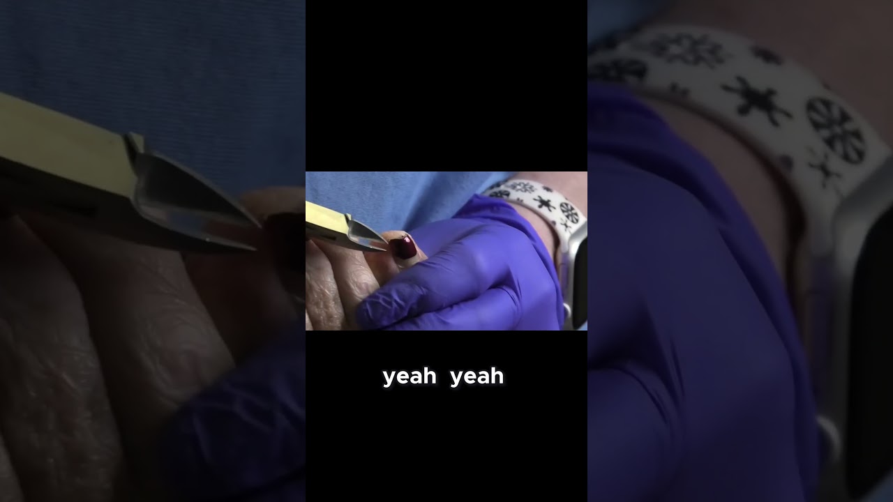 Getting Rid of Nail Polish with a Sander #NailPolish #MidwestHumor #funnymoments 1